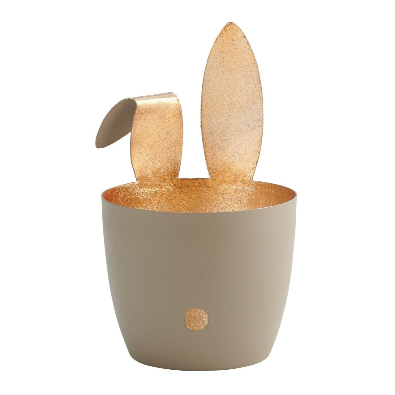 Madras Windlicht Hase Knickohr sandstone