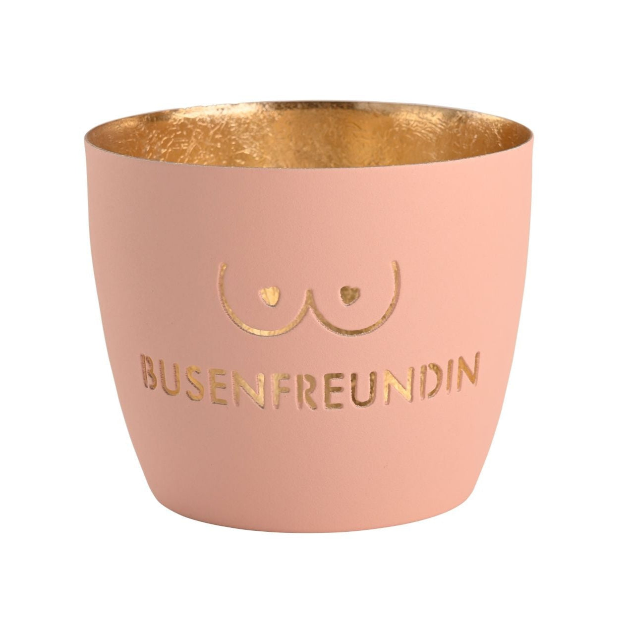 Madras Windlicht "Busenfreundin" rosa