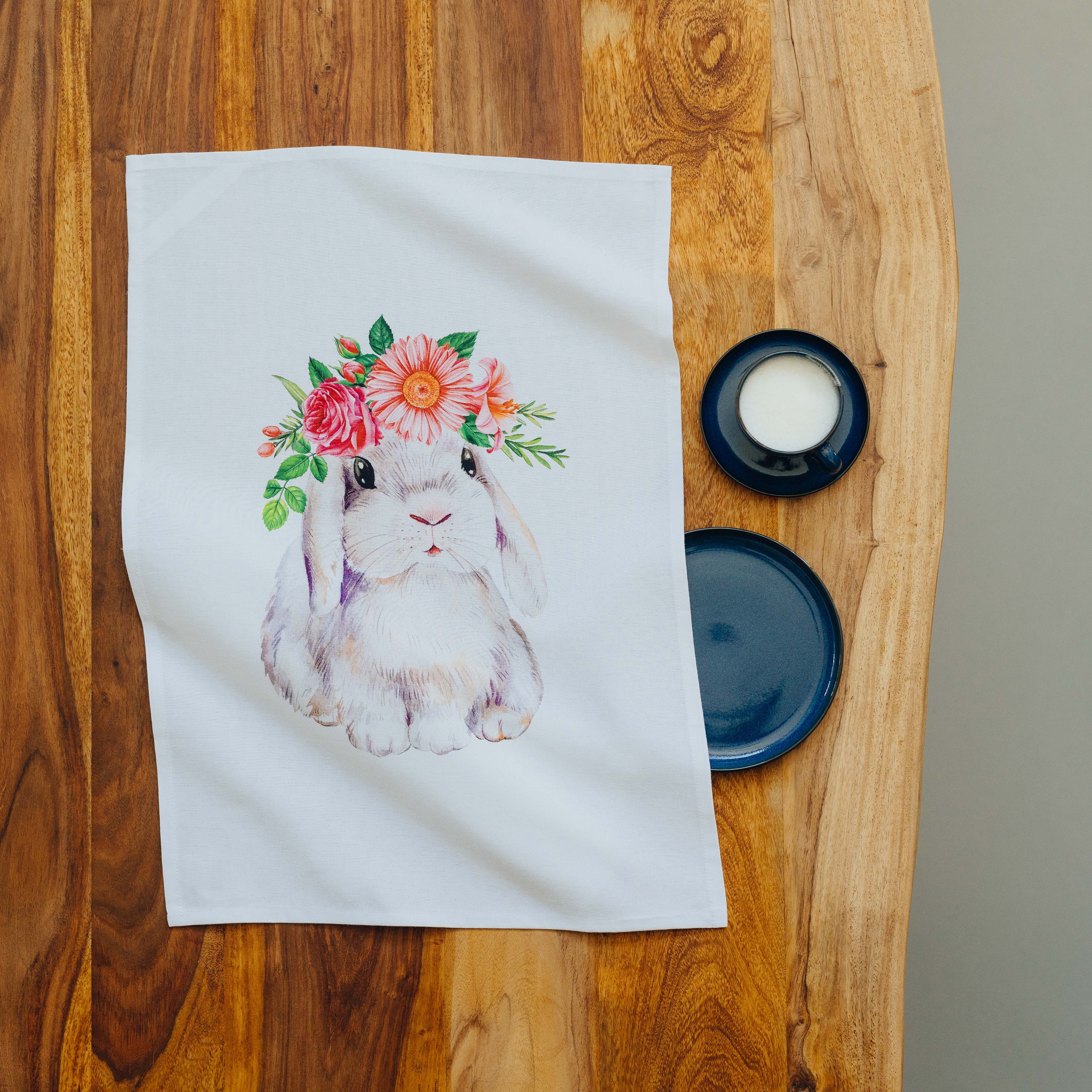 Geschirrtuch Flower Bunny