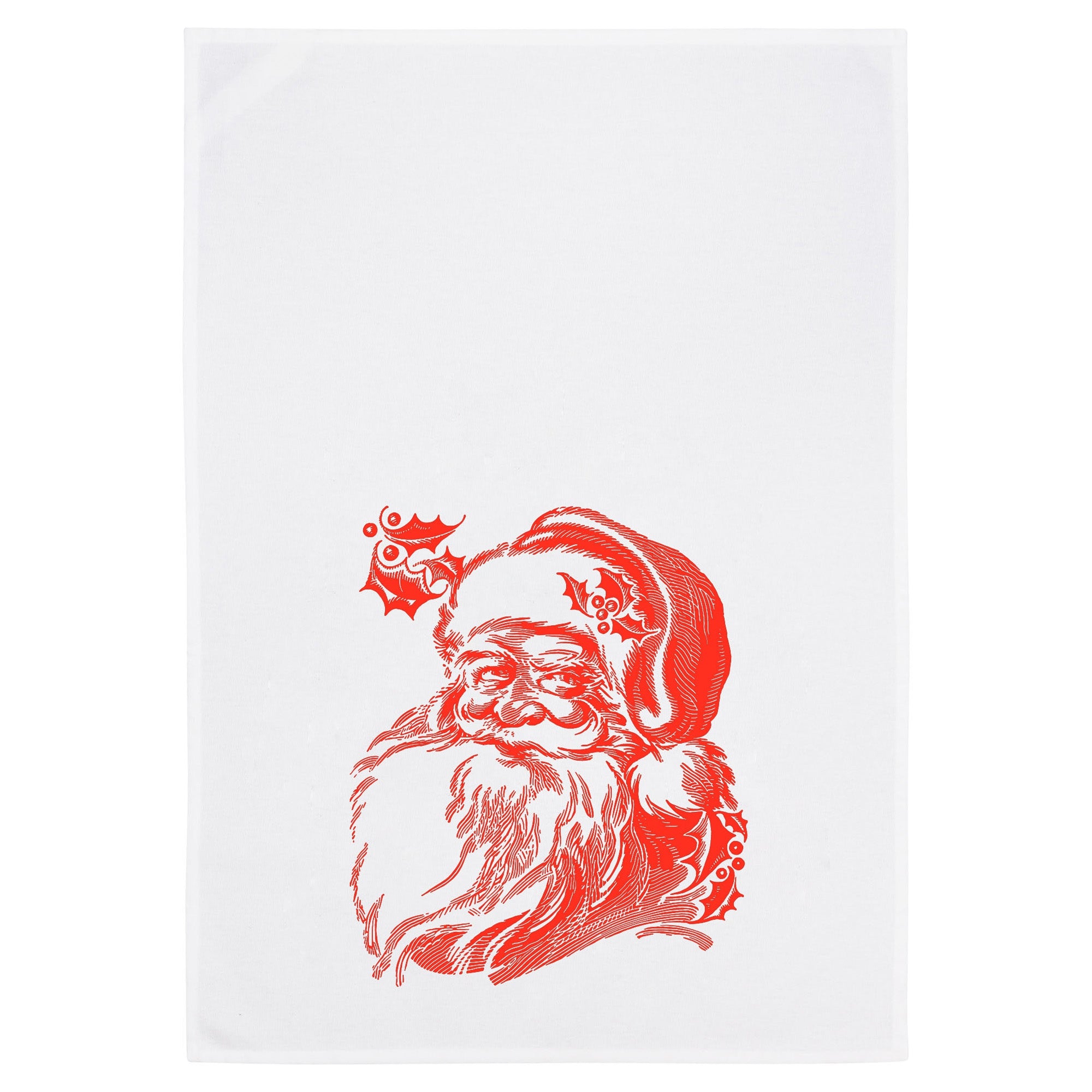 Geschirrtuch Santa rot