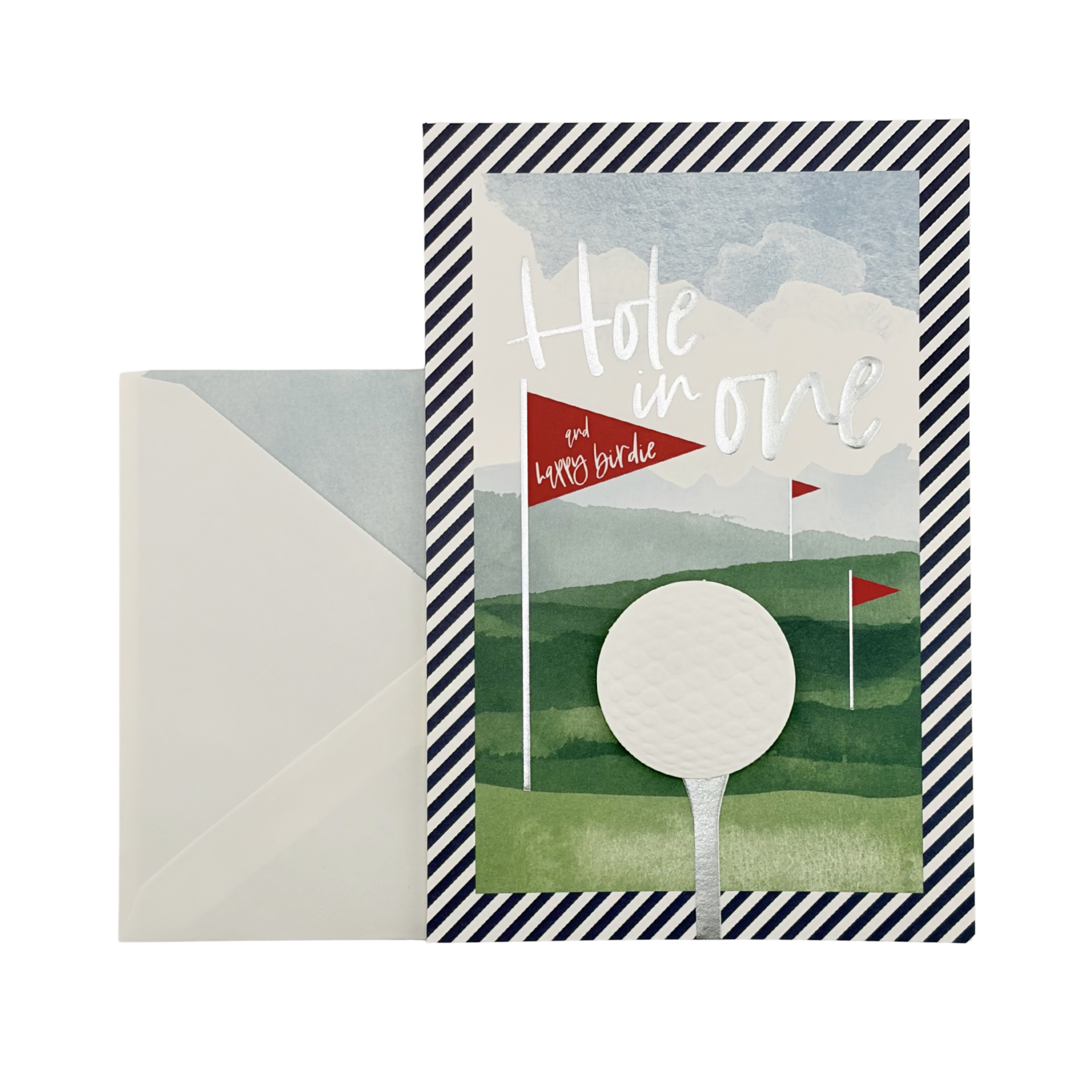 Geburtstagskarte Golf-Motiv