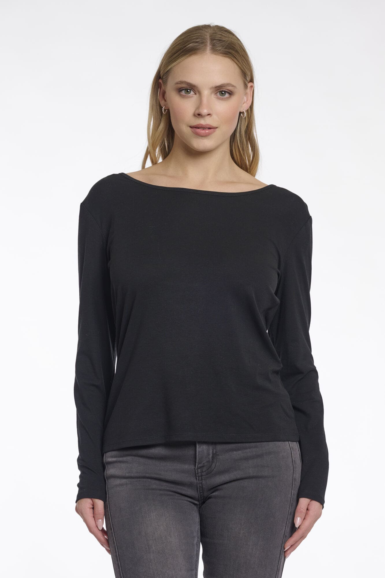 Langarmshirt Bavia schwarz