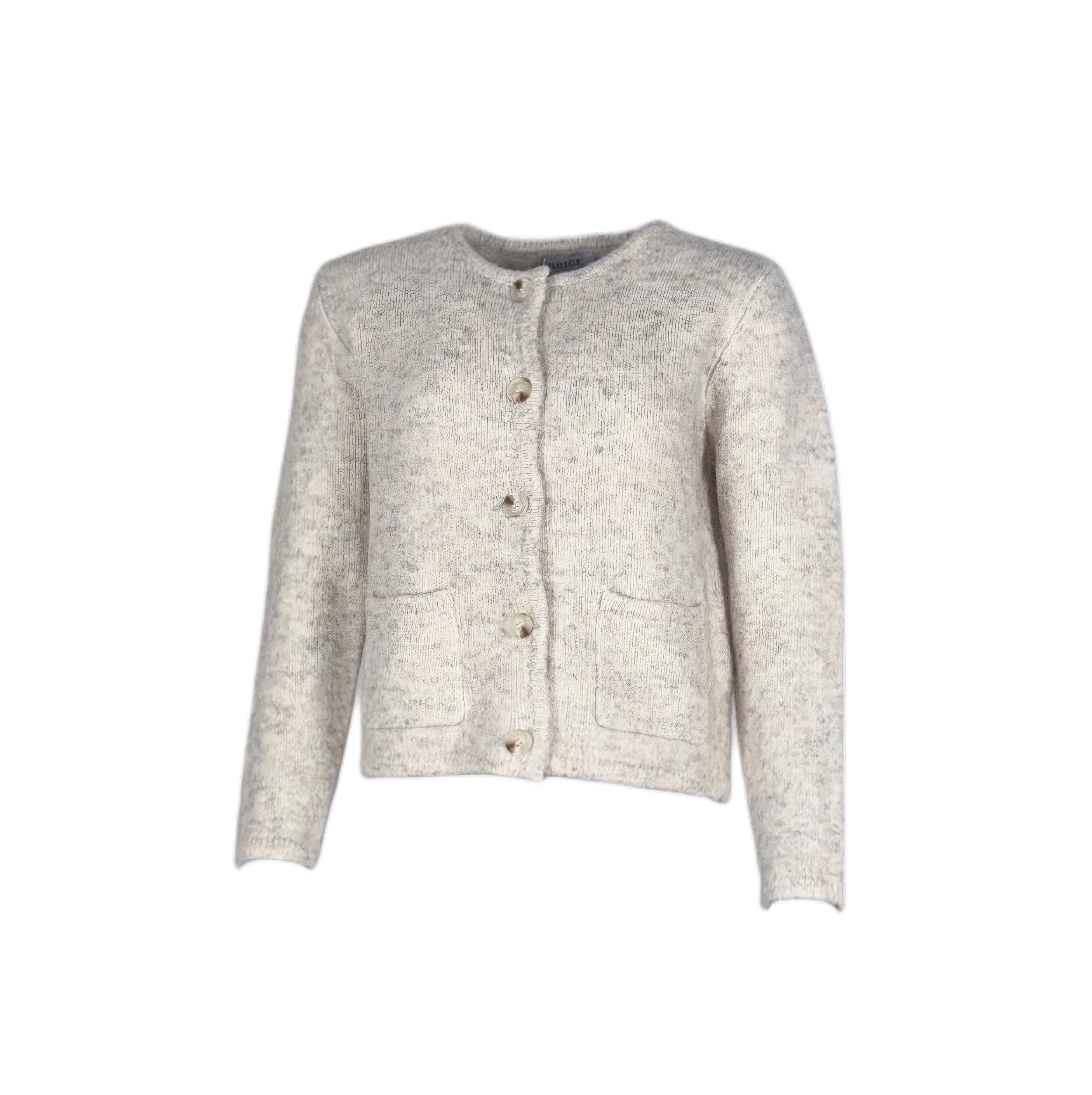 Strickjacke aus Viskose - Beige