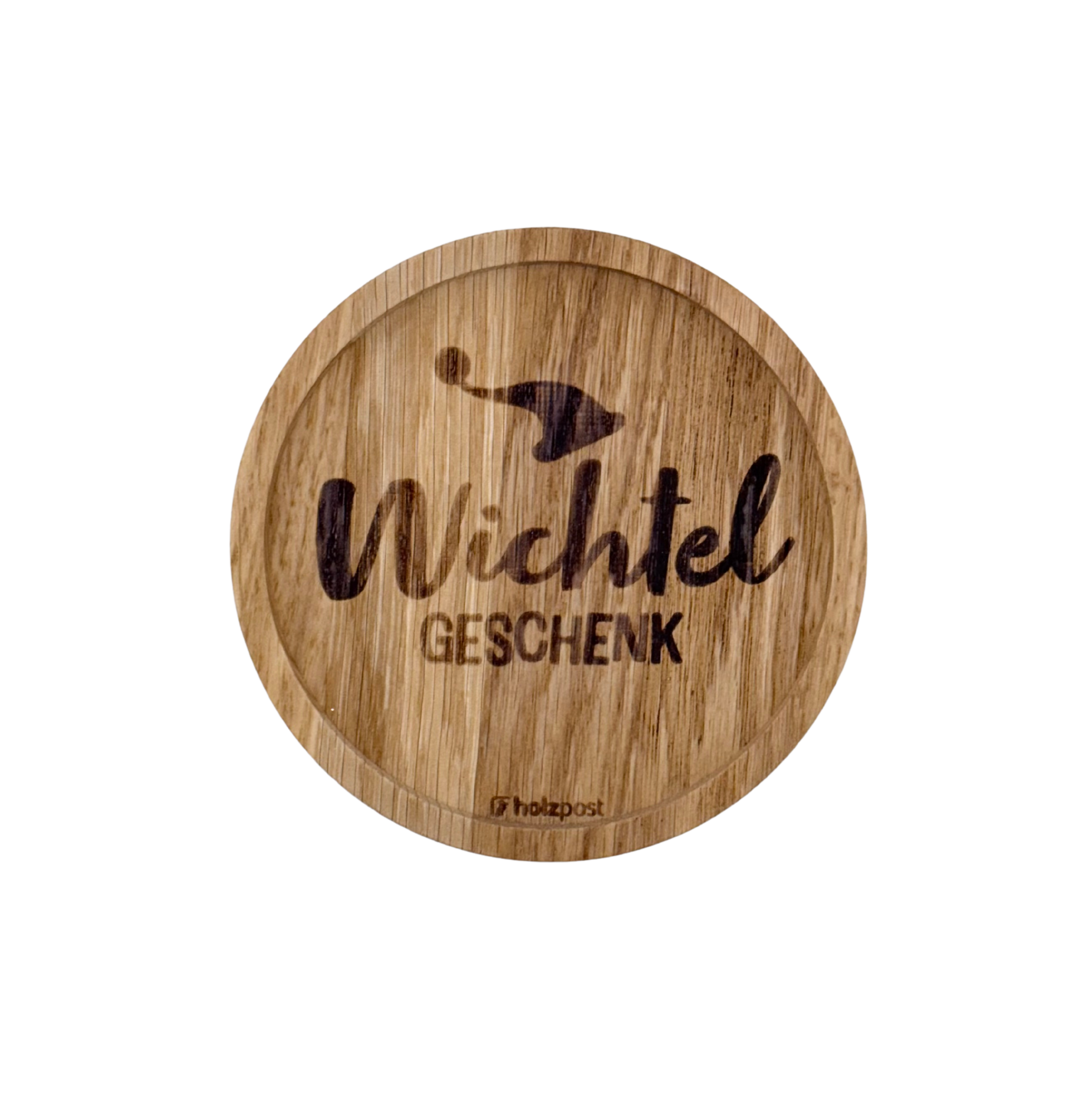 Holz Untersetzer, Wichtel