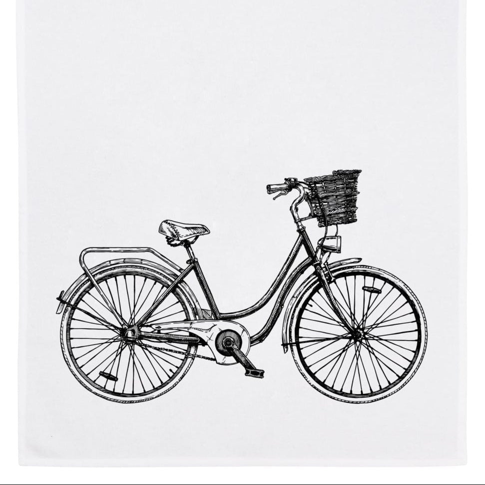 Geschirrtuch, Fahrrad