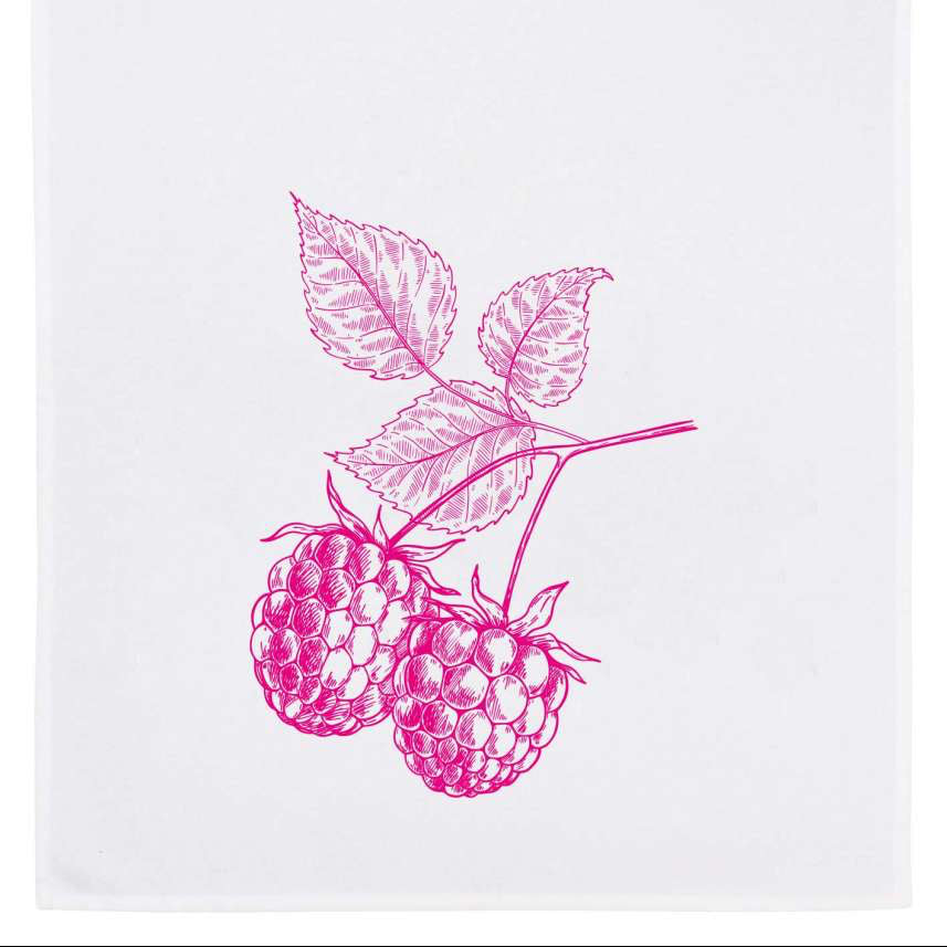 Geschirrtuch, Himbeere pink