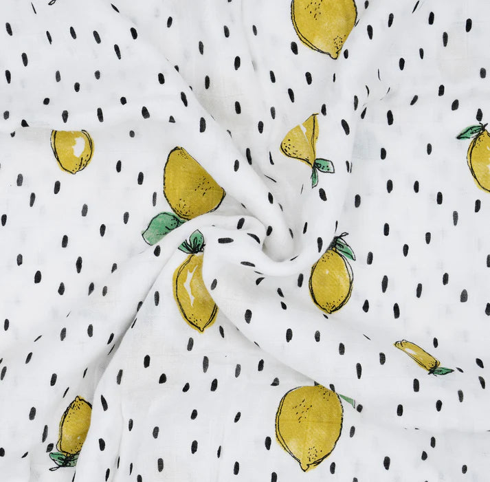 Mulltuch 2er Set Zitrone