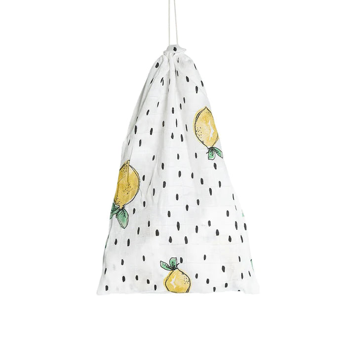 Mulltuch 2er Set Zitrone