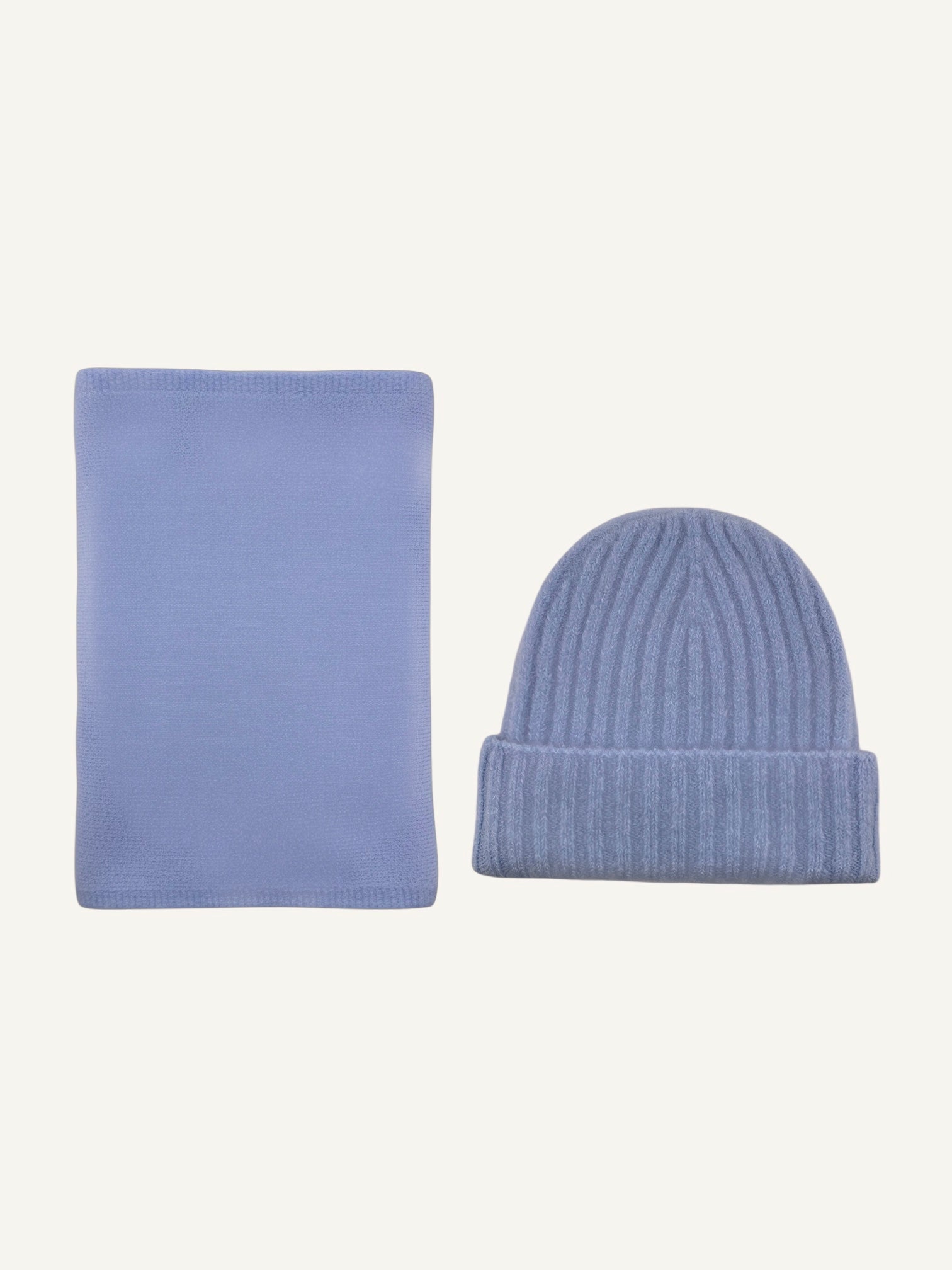 Schal- und Mützenset Lotta Baby Blau