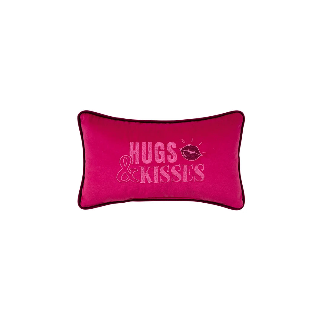 Kissen 32x18cm HUGS & KISSES