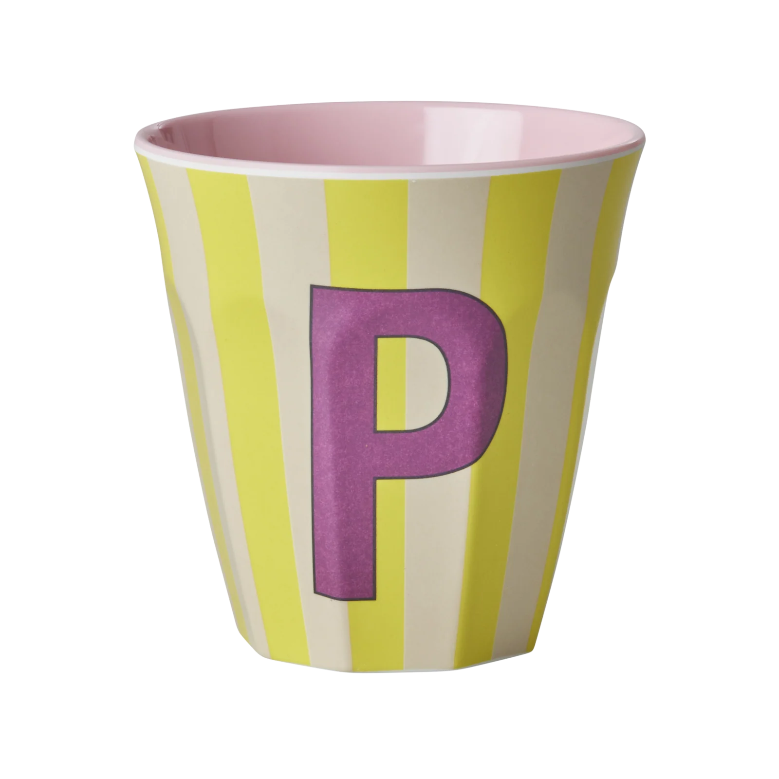 Melamin Buchstaben Becher - P