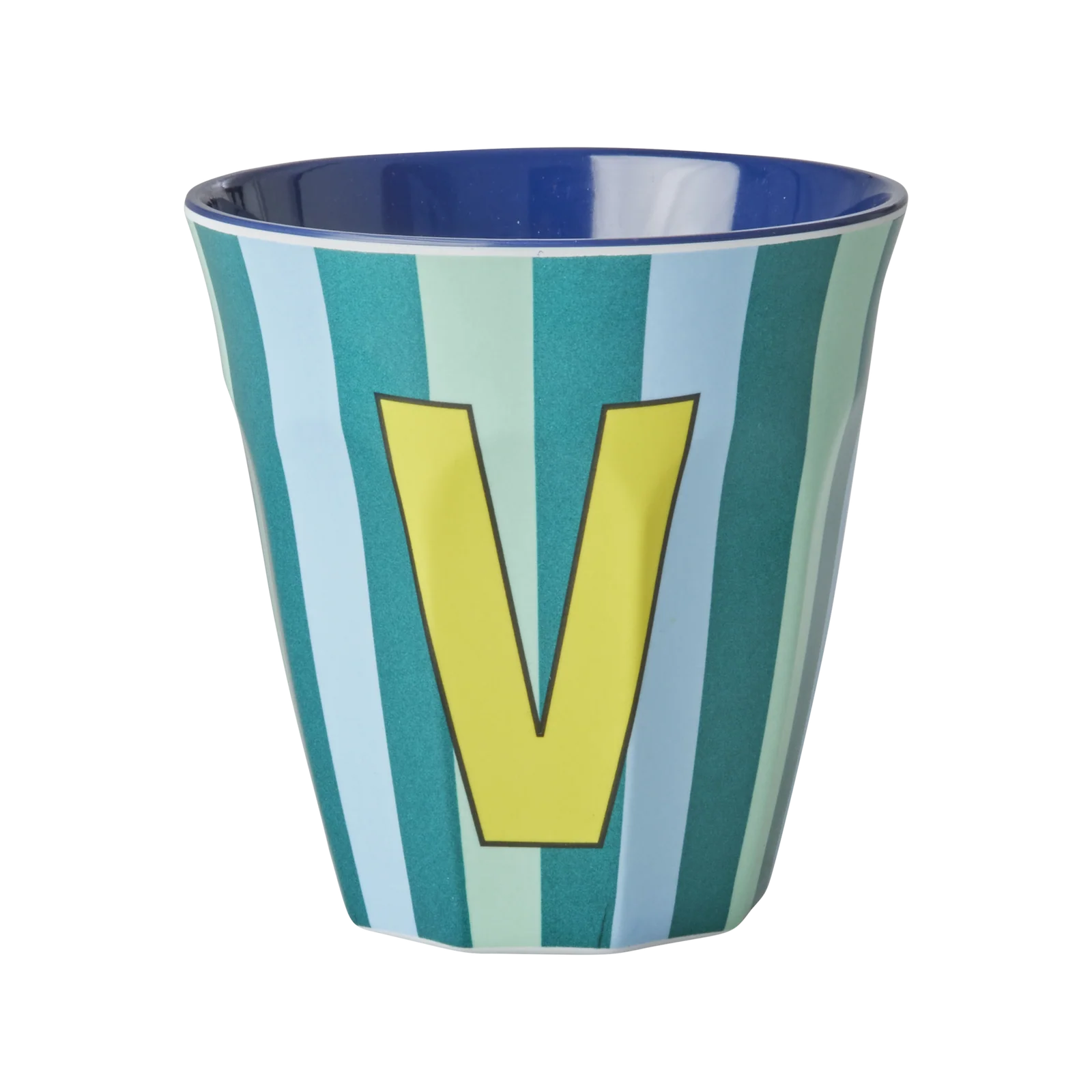 Melamin Buchstaben Becher - V