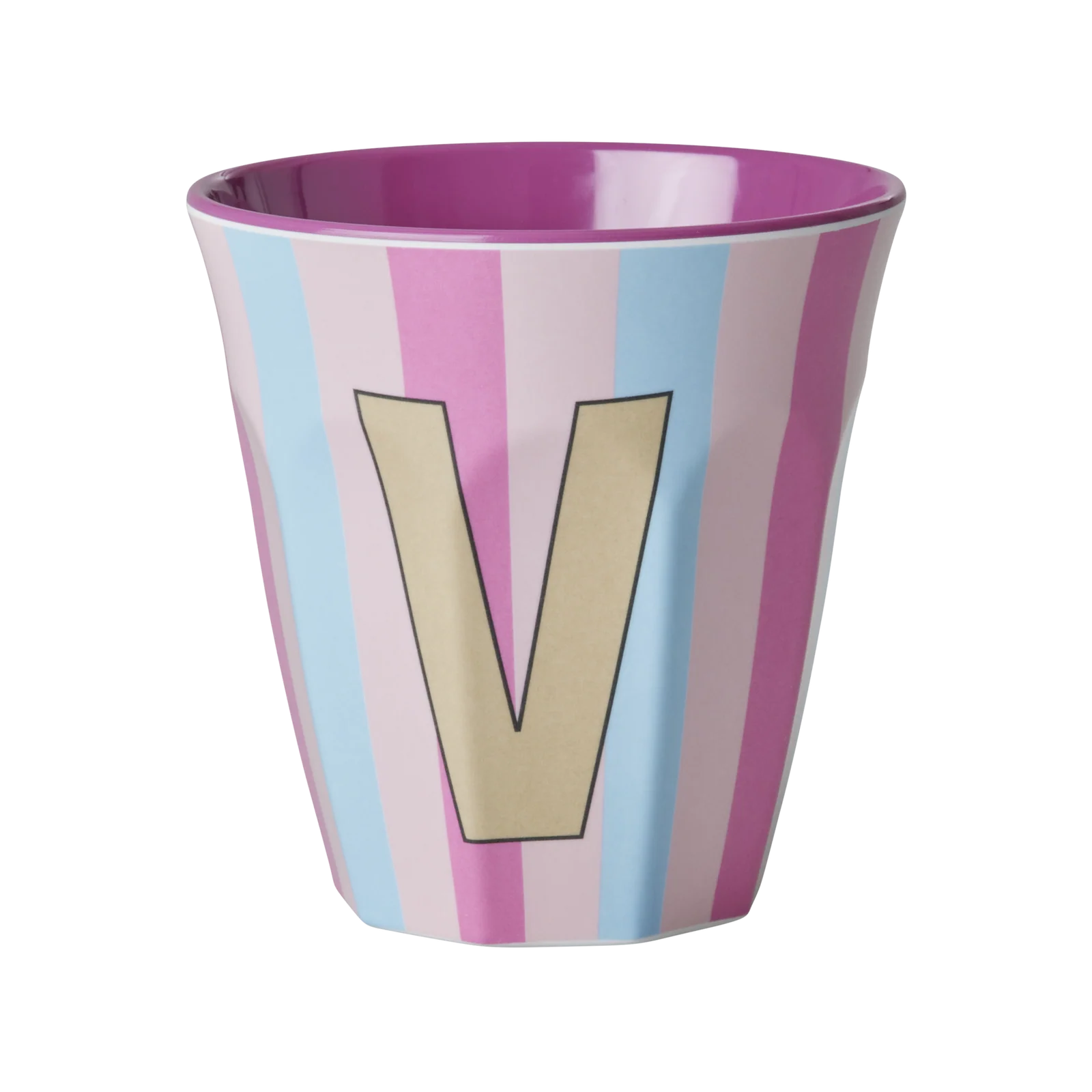 Melamin Buchstaben Becher - V