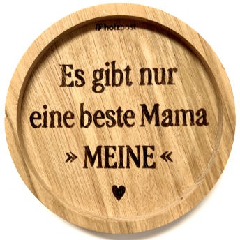 Holz Untersetzer, meine Mama