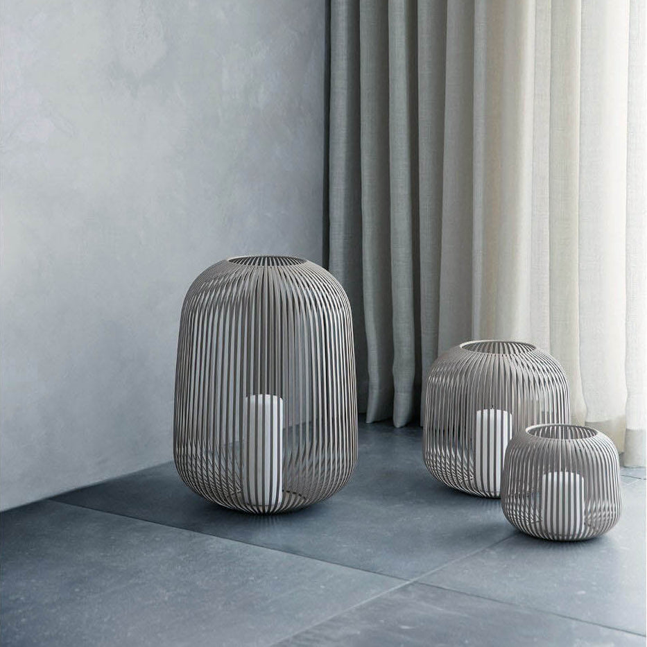 Laterne Lito Steel Gray