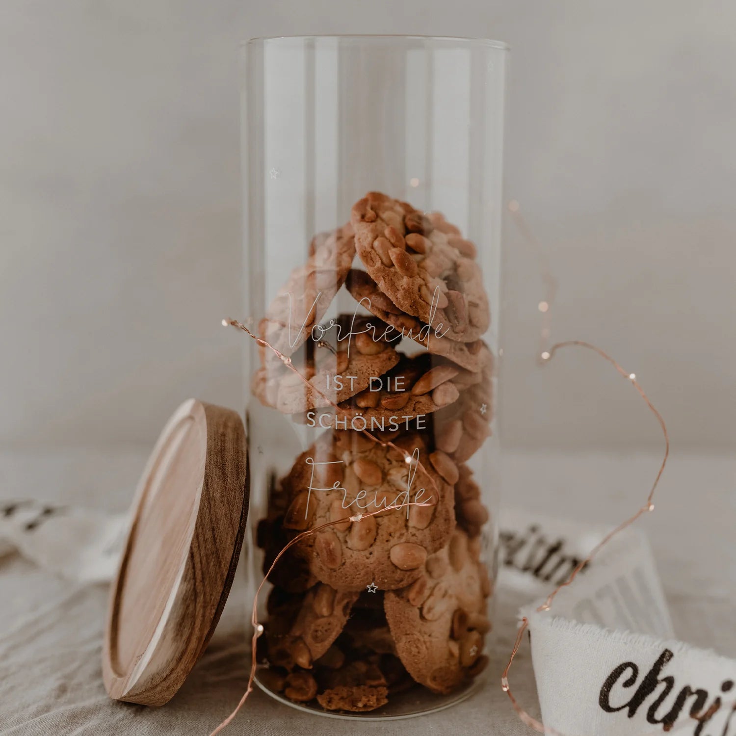 Vorratsglas "Vorfreude ist die schönste Freude"
