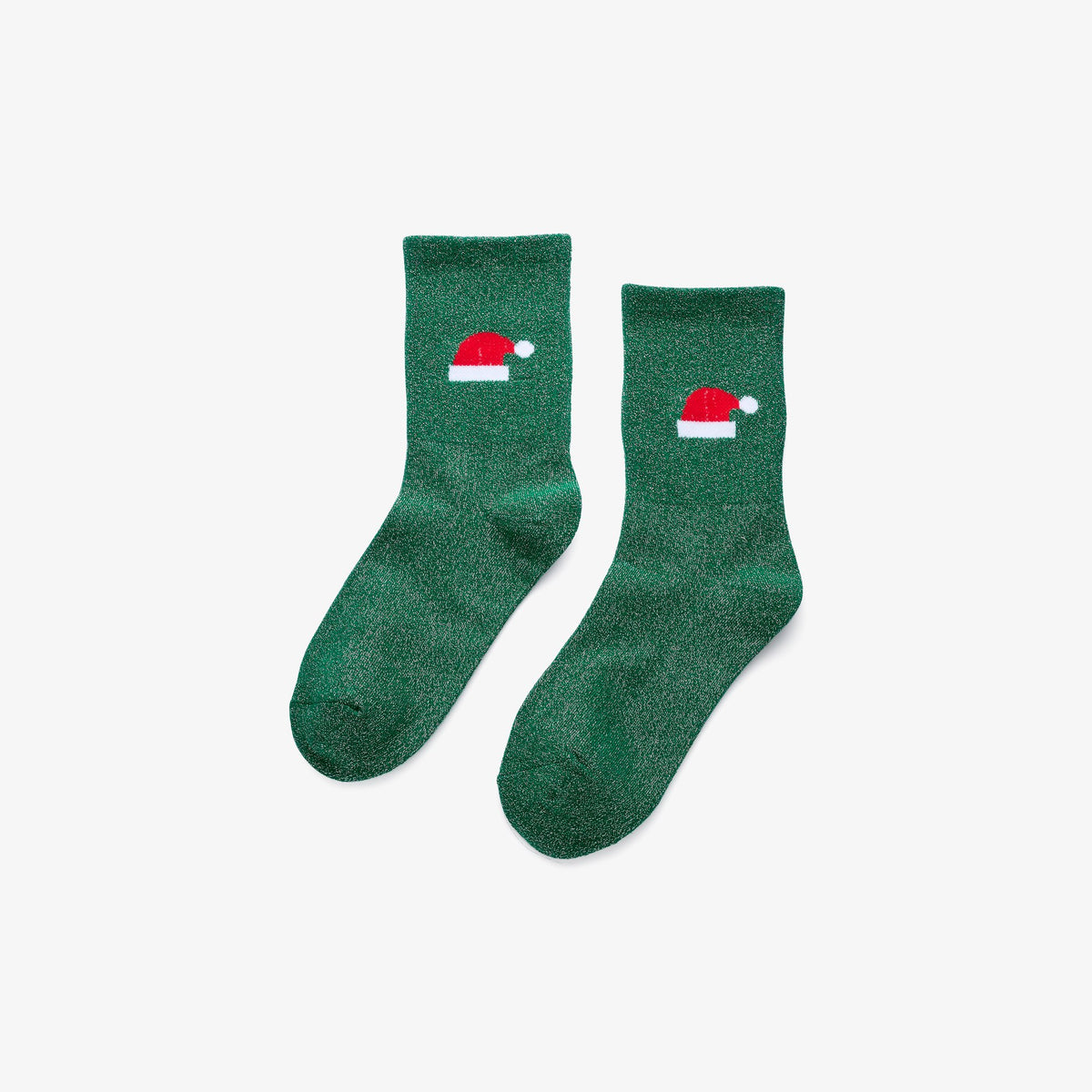 2er-Set Weihnachtssocken, Grün