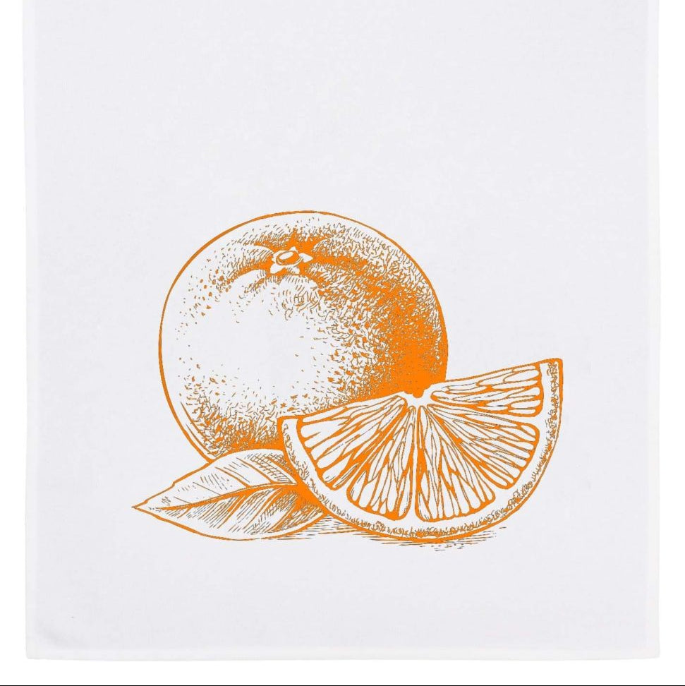 Geschirrtuch, Orange