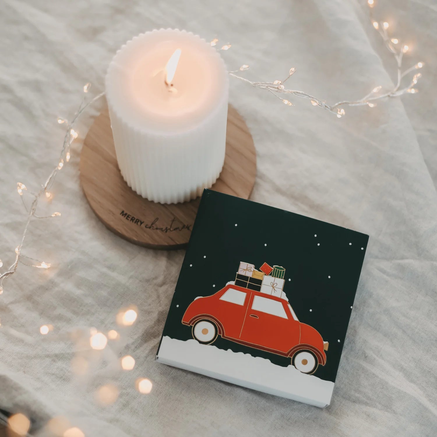 Streichhölzer Weihnachtsauto