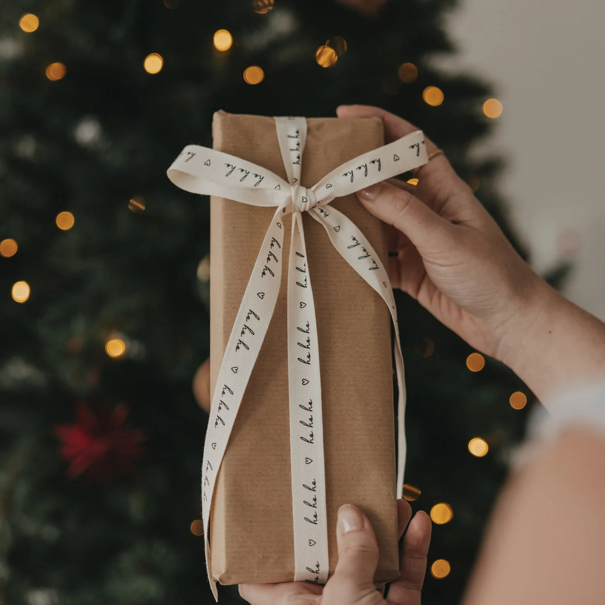 Geschenkband Ho Ho Ho
