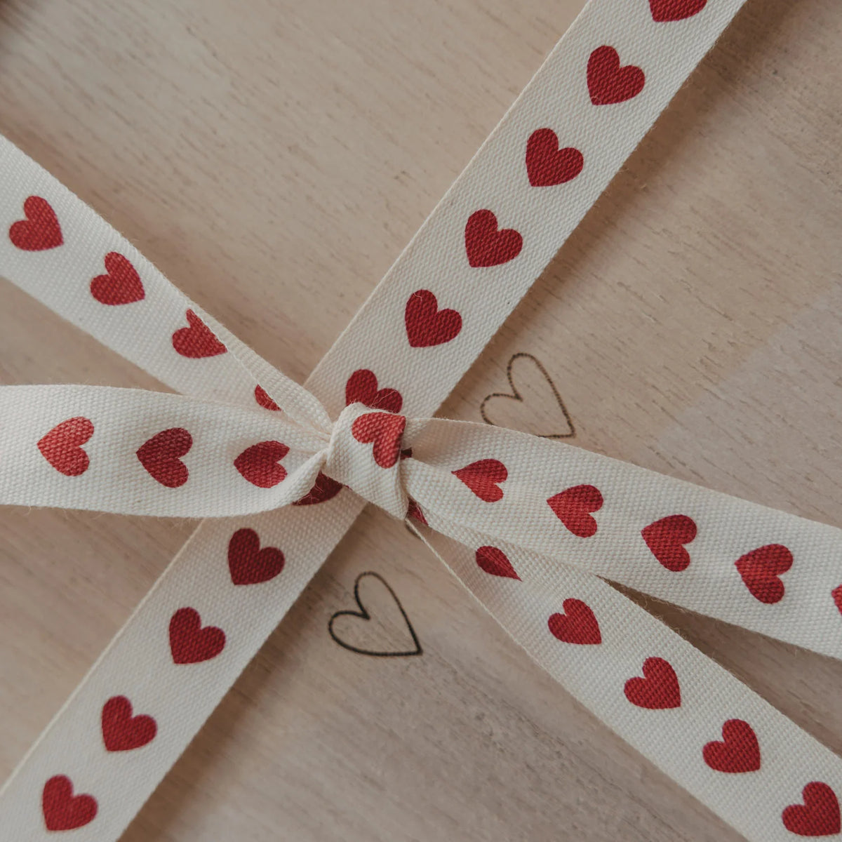 Geschenkband Herzen