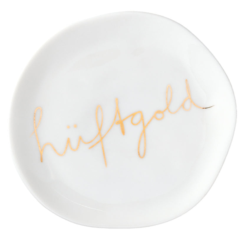 Teller klein "hüftgold"