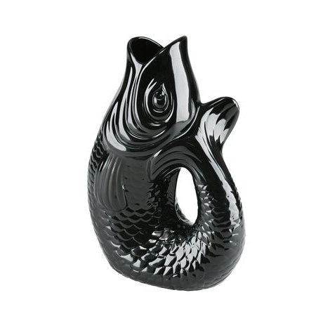 Monsieur Caranfon Vase Schwarz