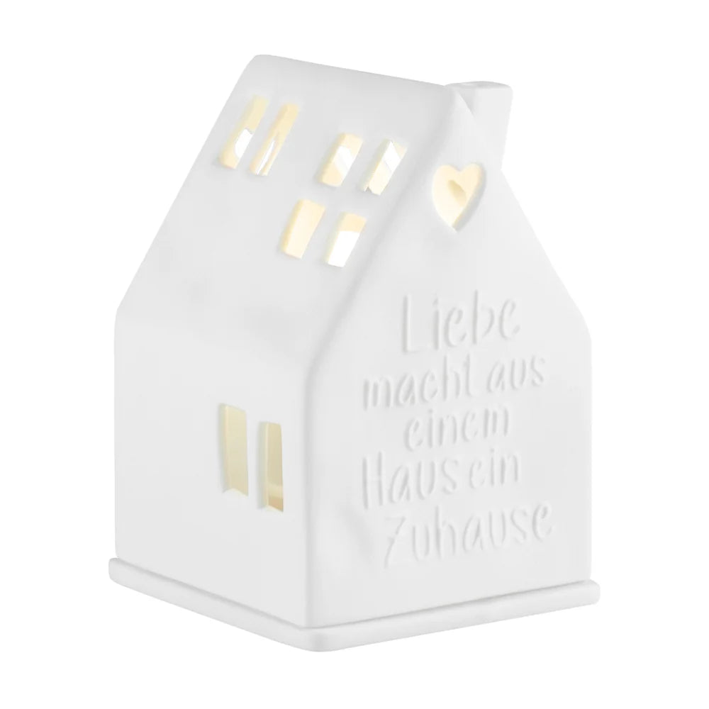 Lichthaus "Liebe macht aus einem Haus ein Zuhause"