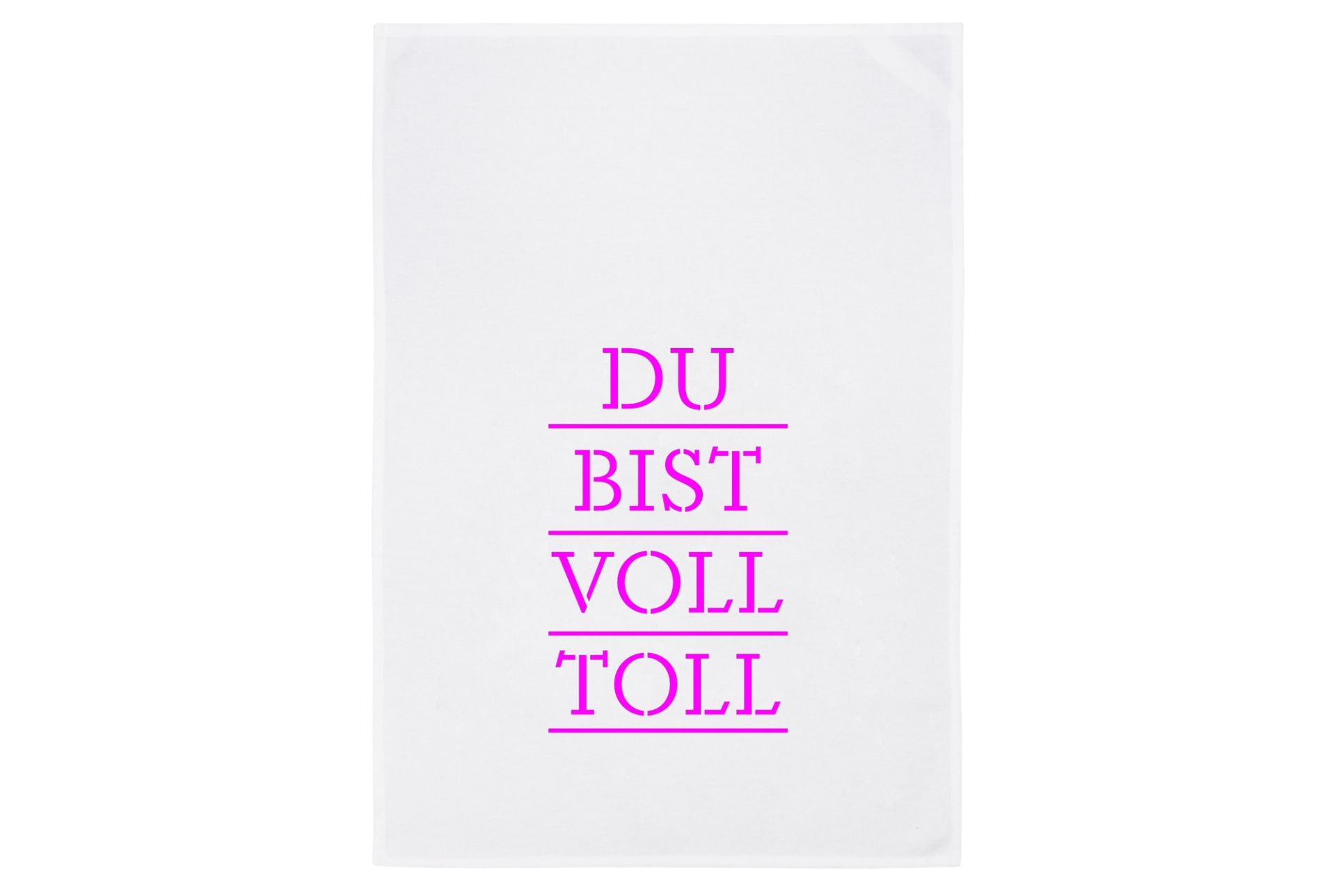 Geschirrtuch "Du bist voll toll"