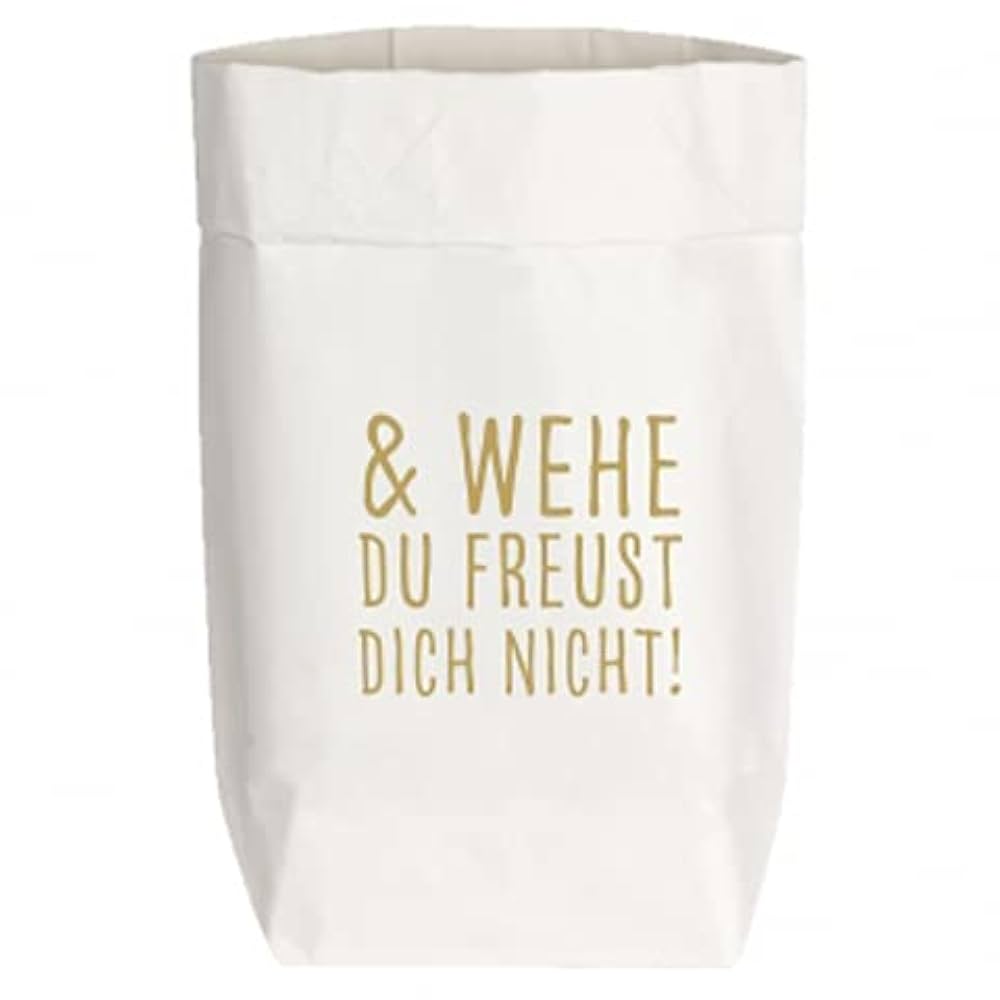 Geschenktüte Klein "& wehe du freust dich nicht"