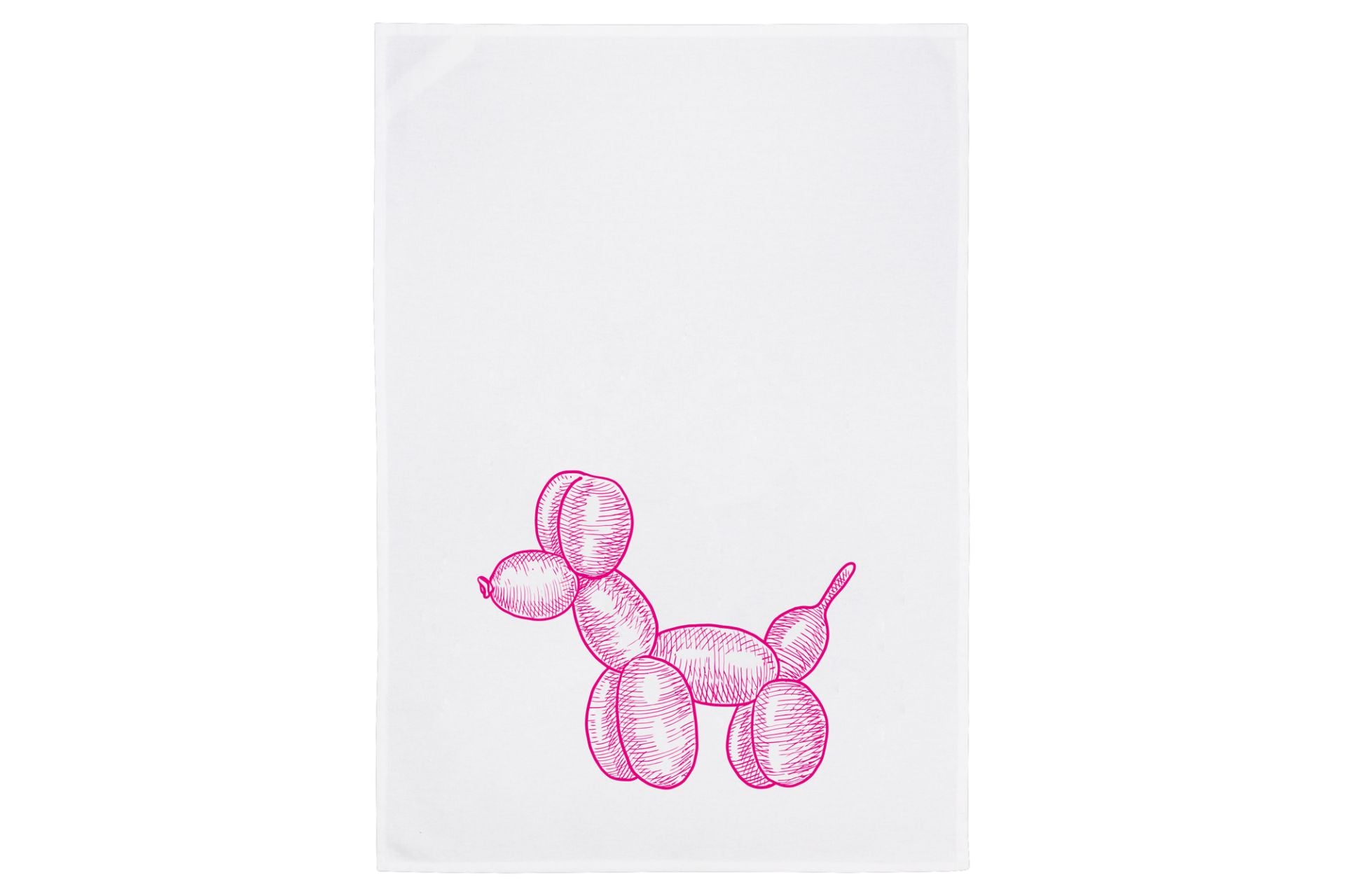 Geschirrtuch, Ballon-Hund