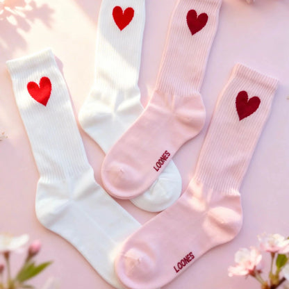 THE BIG HEART Socken 2er-Set, soft blush