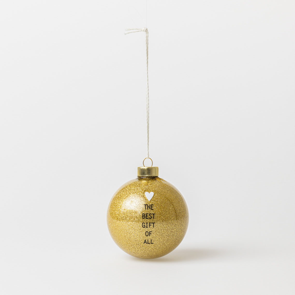 Christbaum Kugel "The best gift of all"