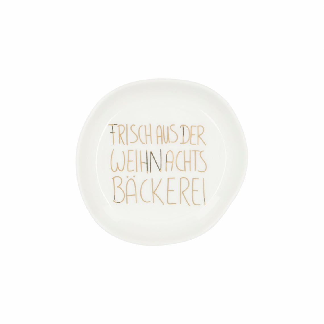 Teller "Frisch aus der Weihnachtsbäckerei"