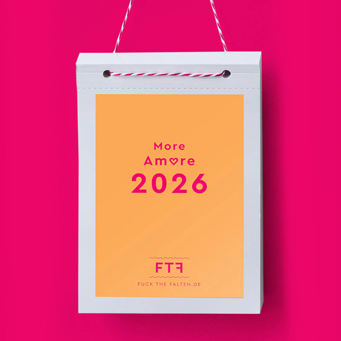 Fuck the Falten Abreißkalender 2026