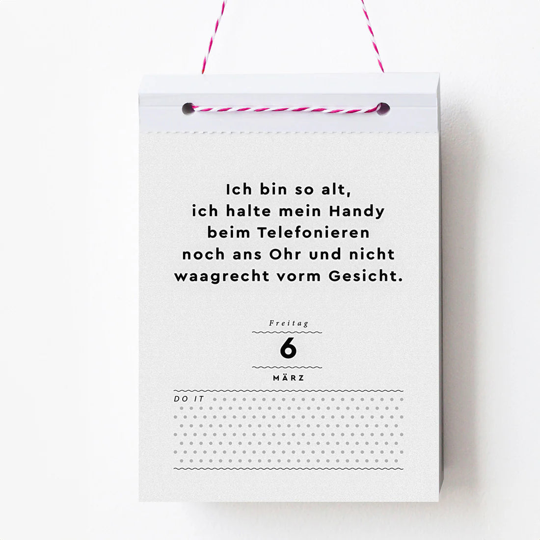 Fuck the Falten Abreißkalender 2026