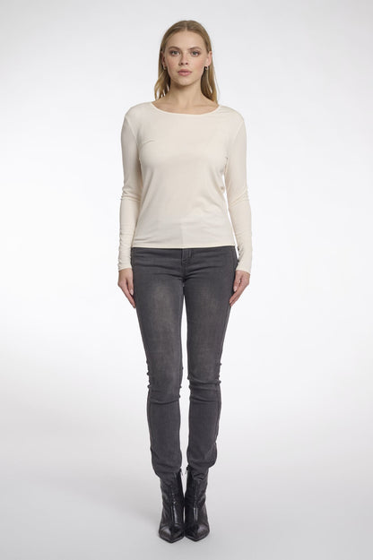 Langarmshirt Bavia birch