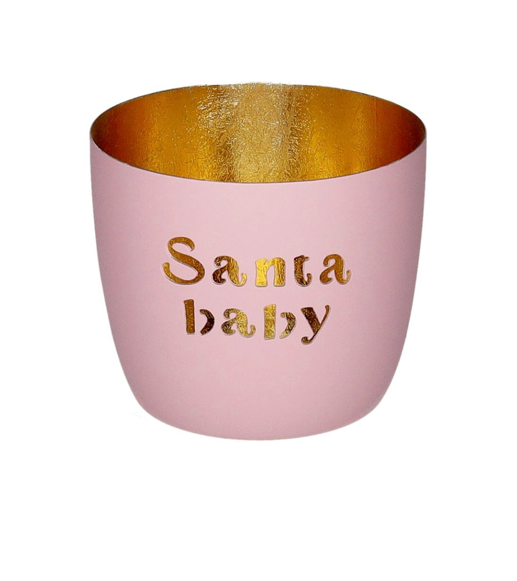 Madras Teelicht "Santa Baby"