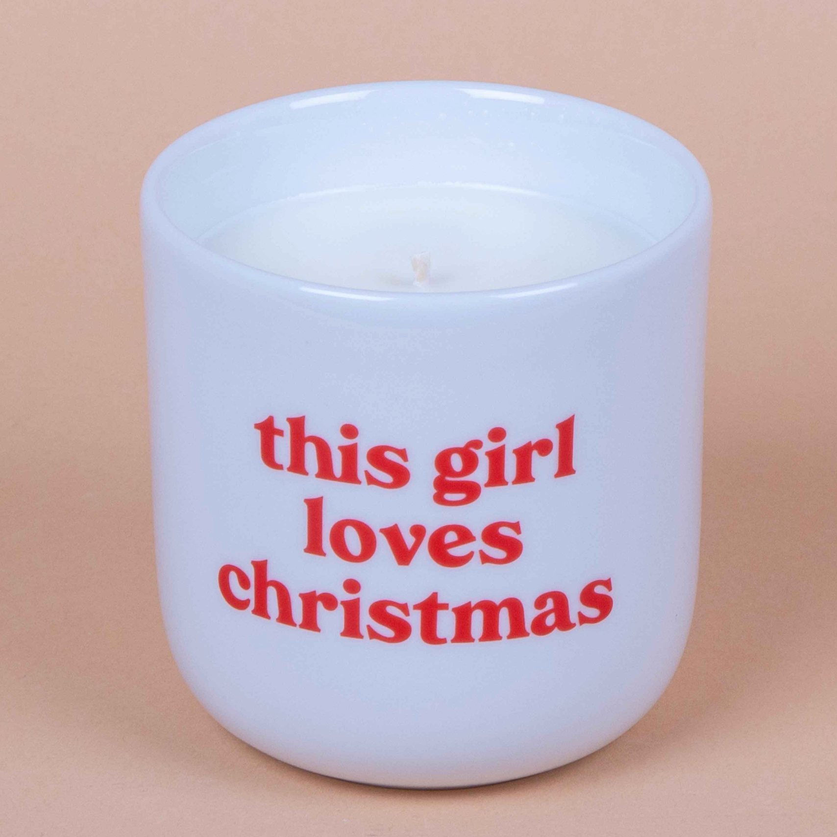 Duftkerze "this girl loves christmas"