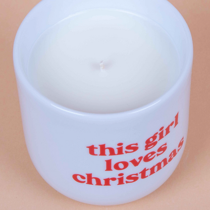 Duftkerze "this girl loves christmas"