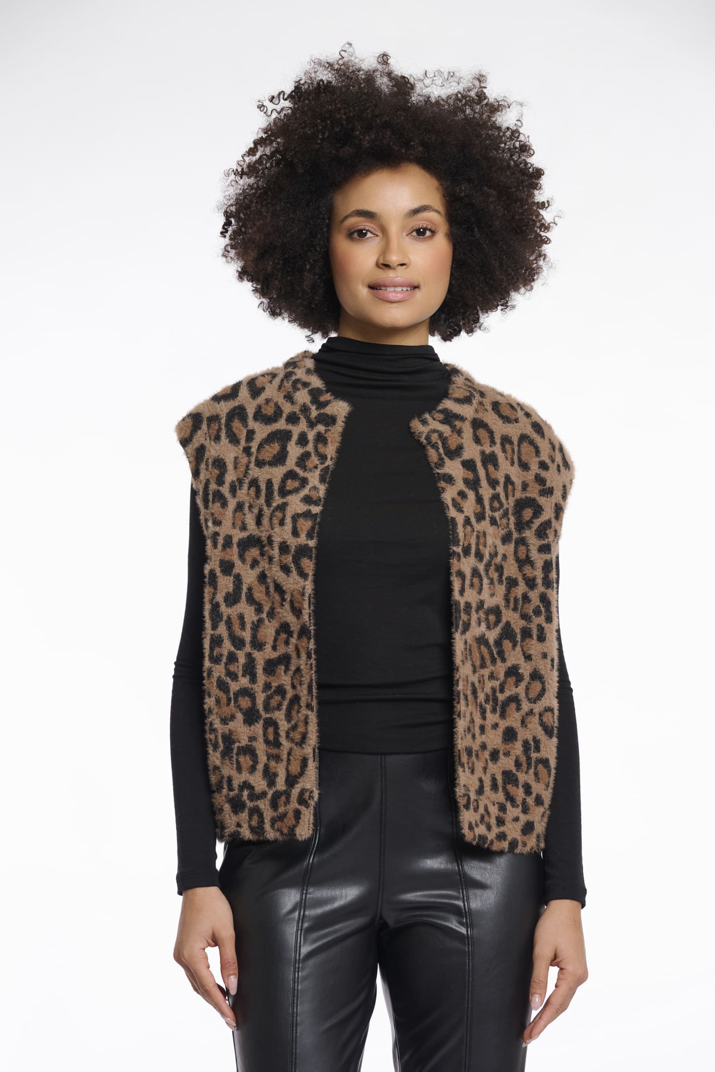 Weste Elona Leopard