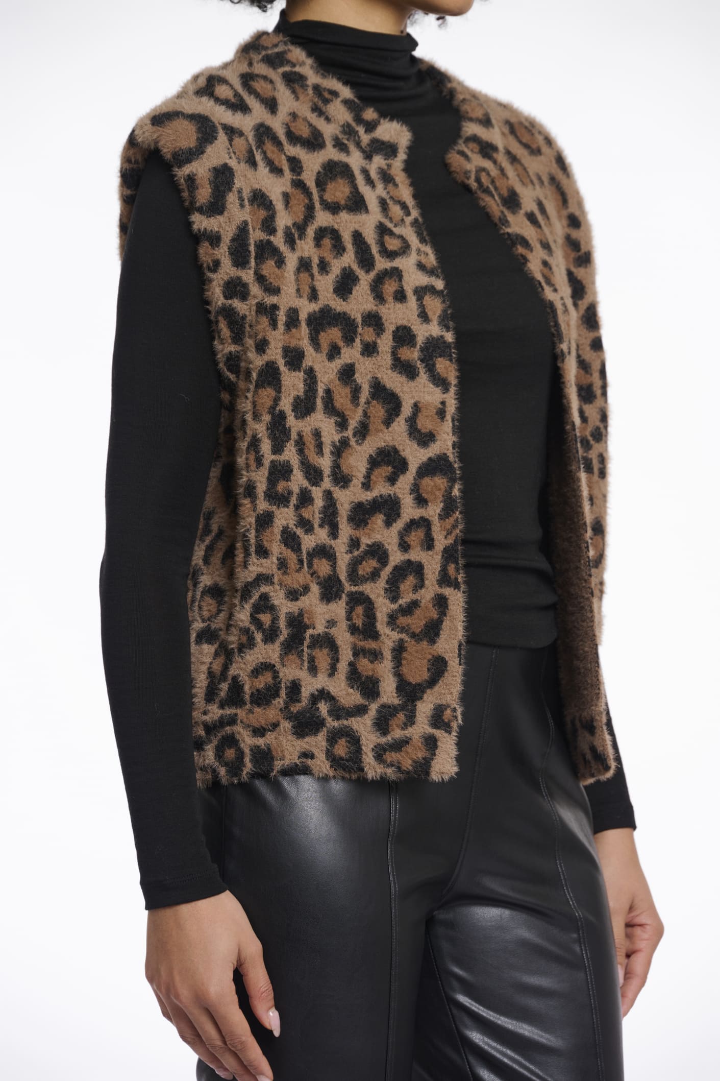 Weste Elona Leopard