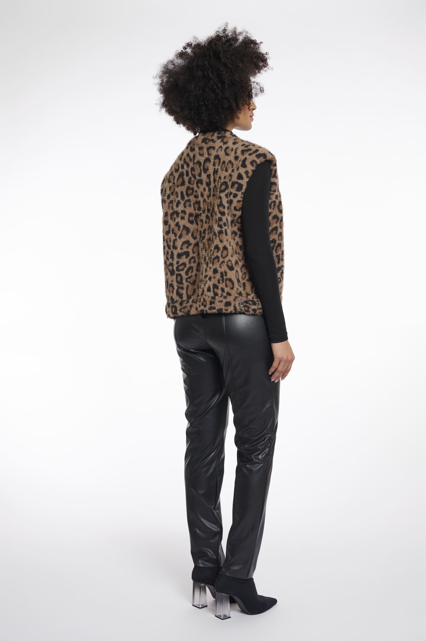 Weste Elona Leopard