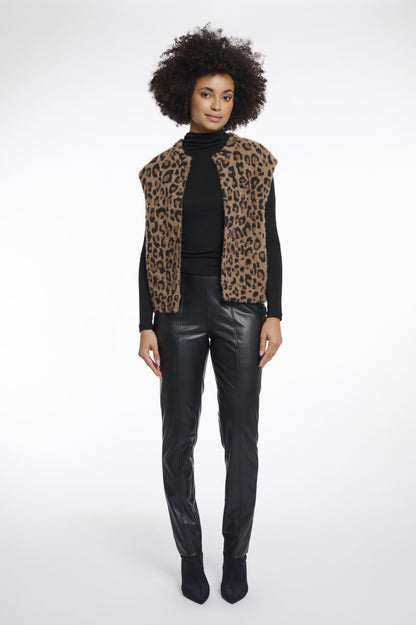 Weste Elona Leopard
