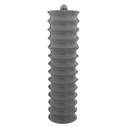 Salz- oder Pfeffermühle Twister Grau