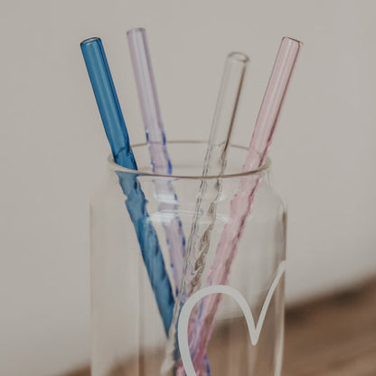 Strohhalme aus Glas