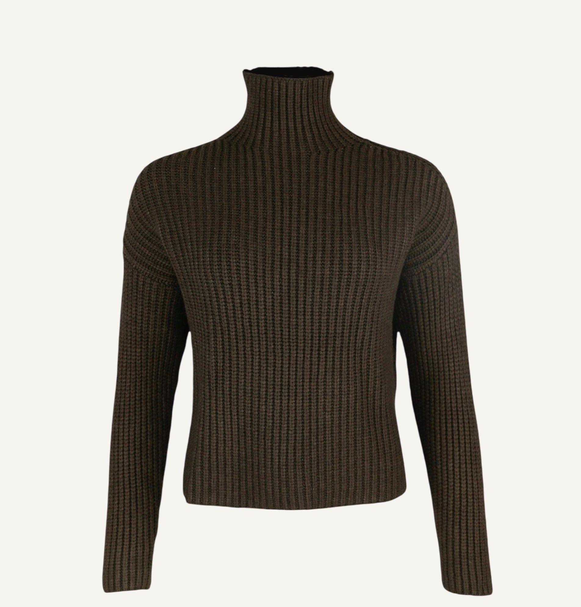 Rollkragenpullover aus Rippenstrick - ,,Talia''