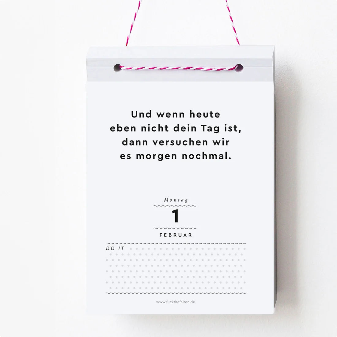 Fuck the Falten Abreißkalender 2027