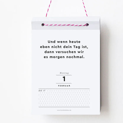 Fuck the Falten Abreißkalender 2027