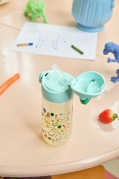 Trinkflasche Jahrmarkt Blau